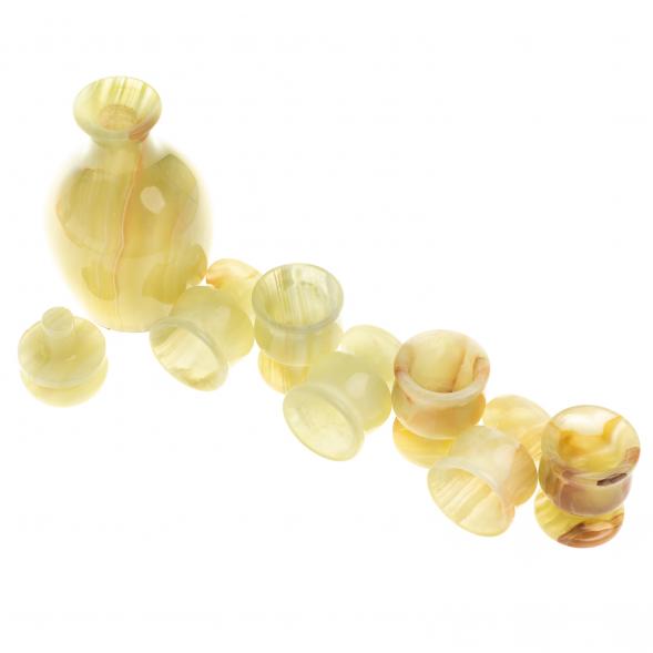 Коньячный набор из оникса (3х5) 123924