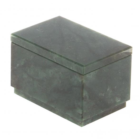 Шкатулка из нефрита 7,8х5х5 см 124574