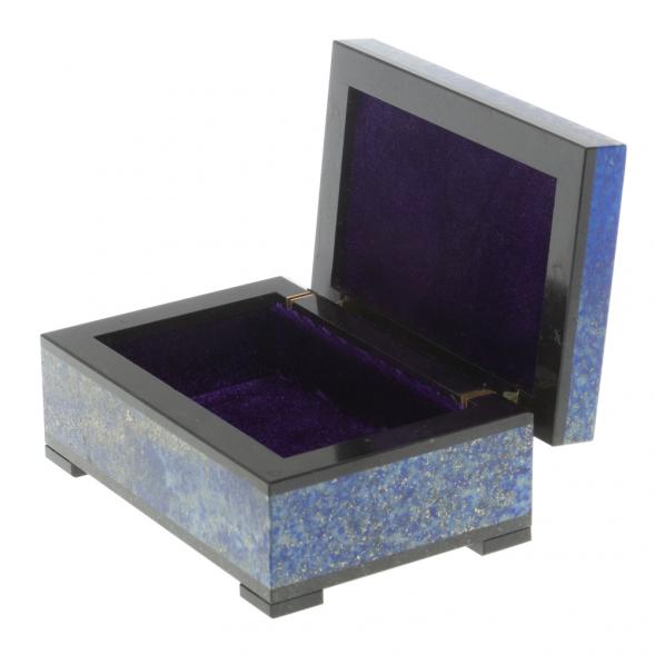 Шкатулка из афганского лазурита 10х7х4,5 см 127301