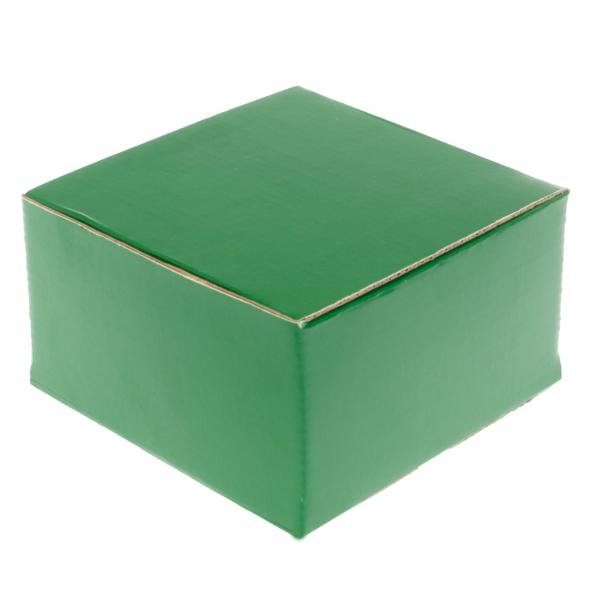 Шкатулка из змеевика с зеркалом 11,5х11х6 см 129576