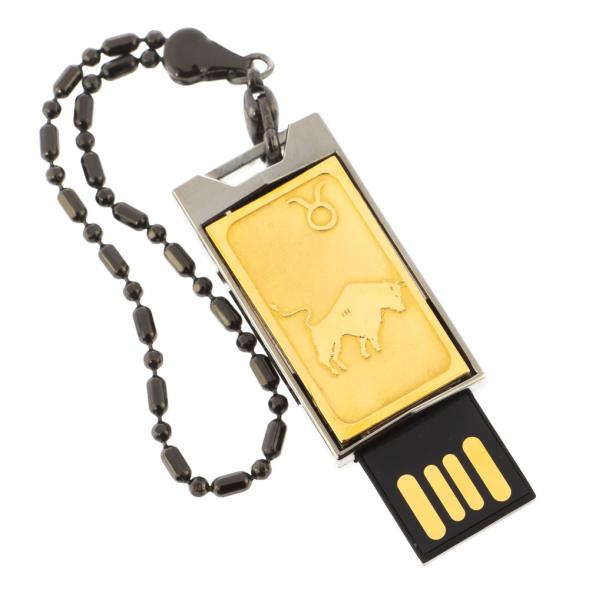 Флешка брелок знак зодиака «Телец» 32 Gb Златоуст 122231