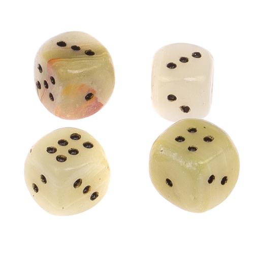 Кубики игральные из оникса 1,9 см 2 шт 125241