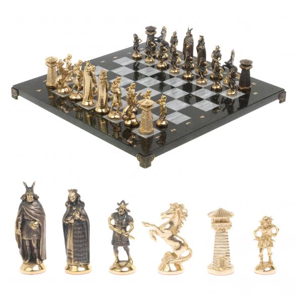 Шахматы из бронзы и мрамора &amp;quot;Викинги&amp;quot; 126908