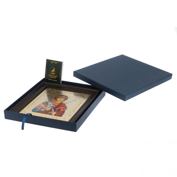 Икона &amp;quot;Св. Георгий Победоносец&amp;quot; 24,5х28,5х2 см Златоуст 128005