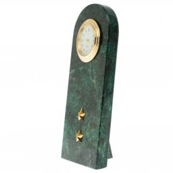 Часы сувенирные  "Погон-прапорщик МВД" из змеевика