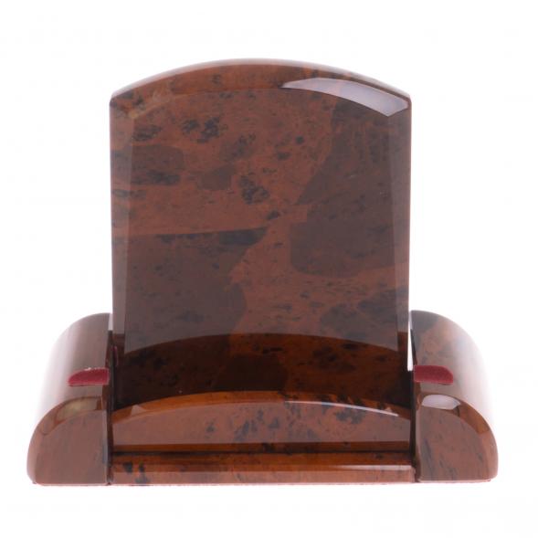 Подставка для телефона из коричневого обсидиана 121971