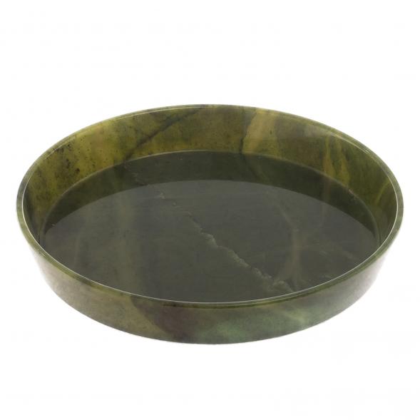 Поднос из нефрита 19,5 см 124576