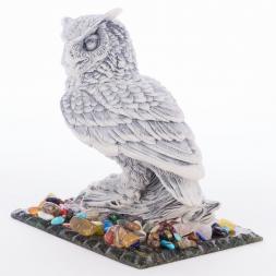 Сувенир "Филин №1" из мрамолита