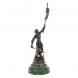Бронзовая статуэтка &amp;quot;Жанна Дарк&amp;quot; на нефрите 128480