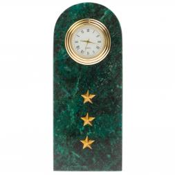 Часы погон "Старший прапорщик МВД" из змеевика