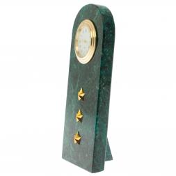 Часы погон "Старший прапорщик МВД" из змеевика