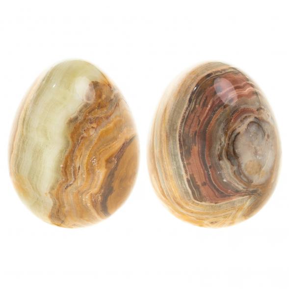 Набор из 2 яиц камень оникс 5х7см (2х3) 123928