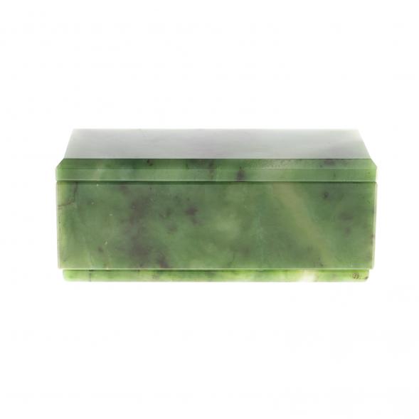 Шкатулка из нефрита 12,5х6х5,4 см 124265