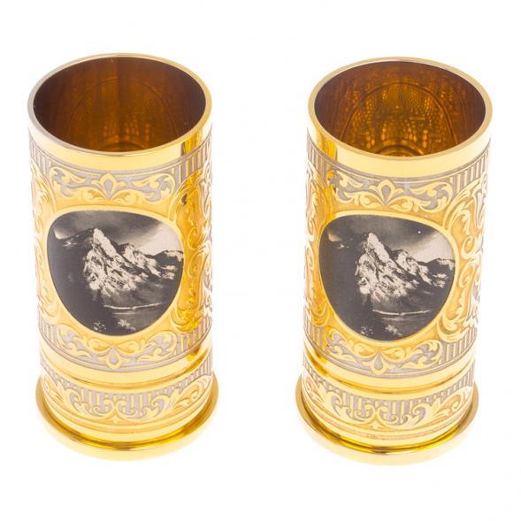 Набор из двух стопок &amp;quot;Утки&amp;quot; 40 мл Златоуст 125704