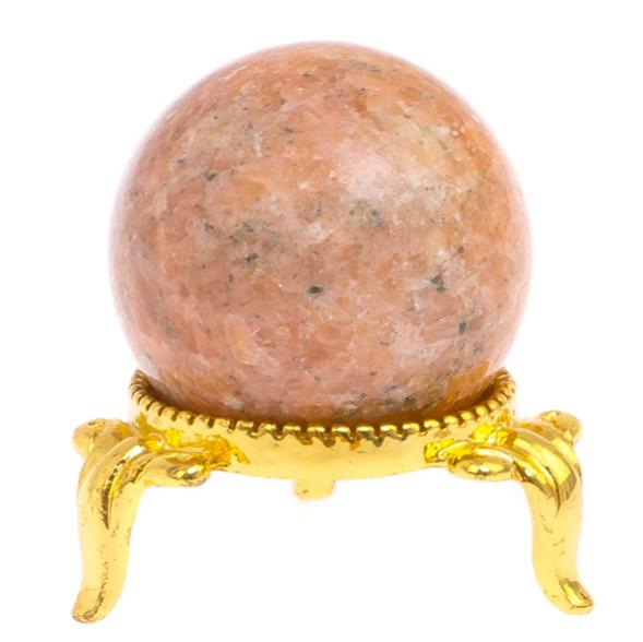 Шар из розового мрамора 3 см 126300