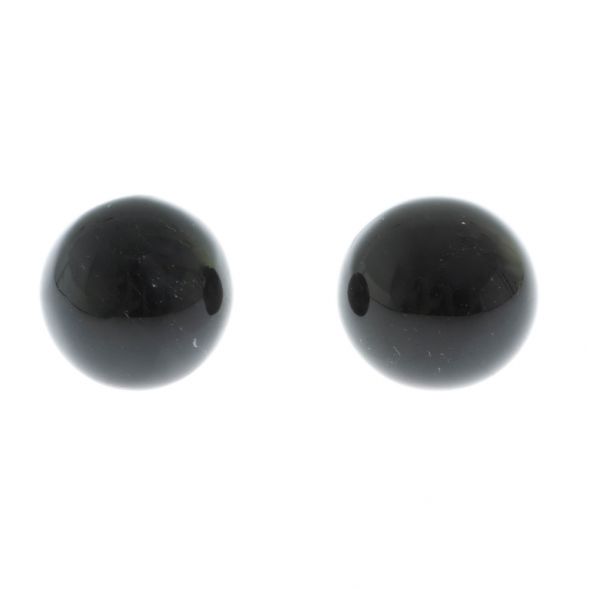 Шары для массажа 3,7 см из черного обсидиана 128330