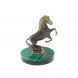 Статуэтка &amp;quot;Конь на дыбах&amp;quot; на подставке из малахита 5,5х5,5х7,5 см 129232