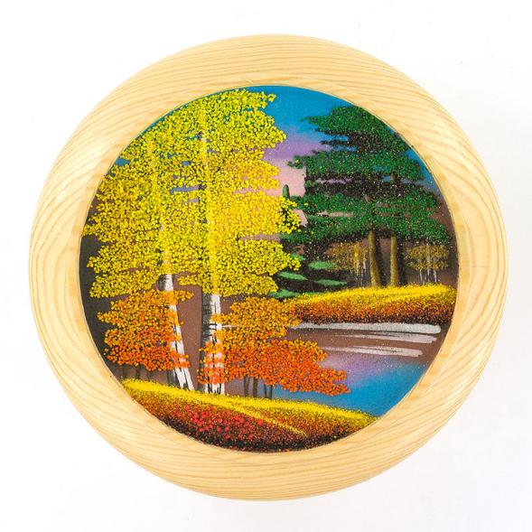 Тарелка декоративная &amp;quot;Осень&amp;quot; 25 см каменная крошка 119573