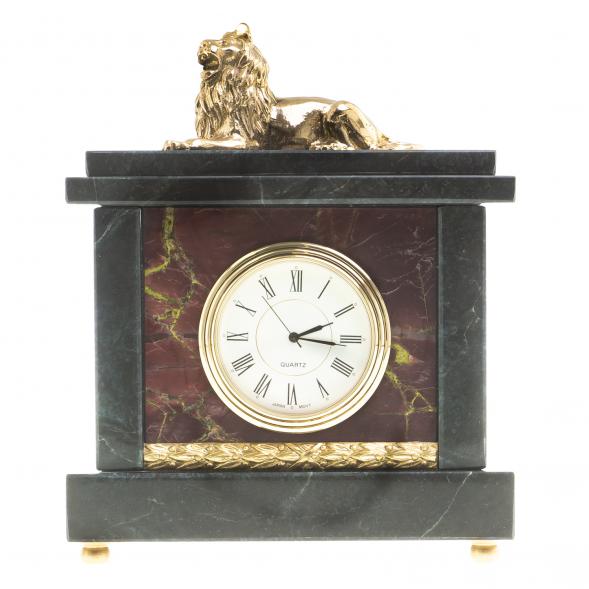 Часы из яшмы &amp;quot;Лев&amp;quot; 113128