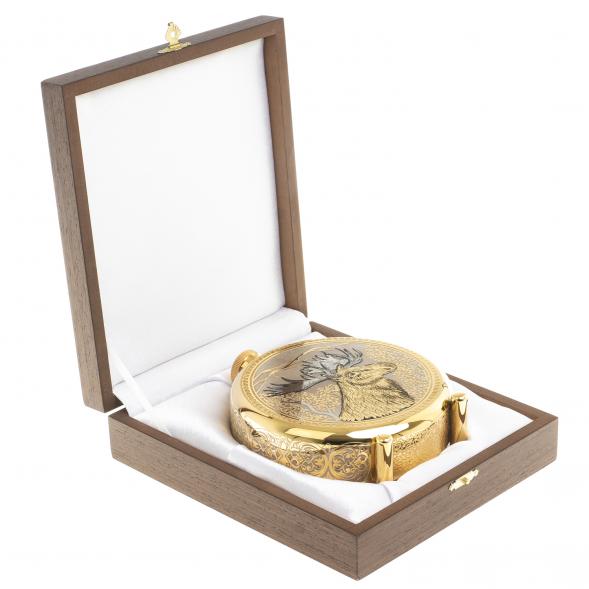 Фляжка с гравюрой &amp;quot;Лось&amp;quot; Златоуст 123483