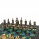 Шахматы из бронзы &amp;quot;Камелот&amp;quot; 40х40 см из шабровского змеевика 126837