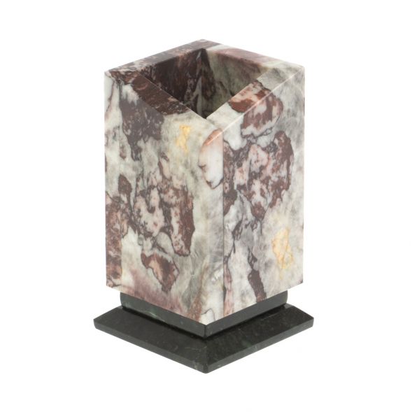 Карандашница из креноида 6х6х11 см 127547