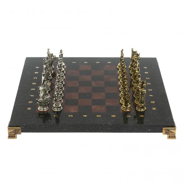 Шахматы &amp;quot;Троянская война&amp;quot; 28х28 см из лемезита 120749