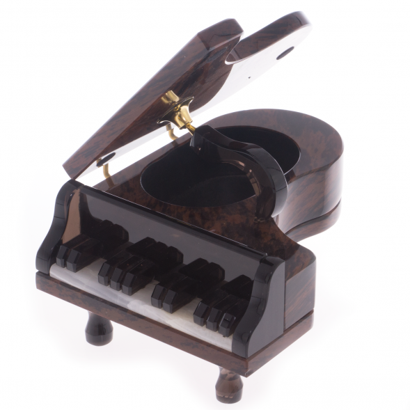 Шкатулка &amp;quot;Рояль&amp;quot; из коричневого обсидиана 121978