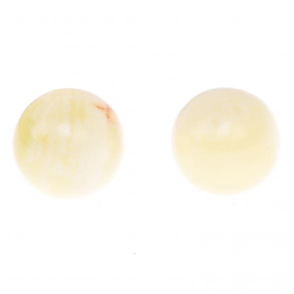 Шары для массажа 3,2 см 2 шт из зеленого оникса 125162