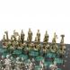 Шахматы &amp;quot;Восточные&amp;quot; доска 40х40 см из змеевика фигуры металл 126916