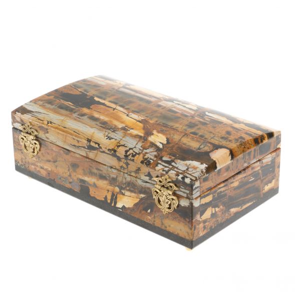 Шкатулка из яшмы 21х12,5х7,5 см 127708