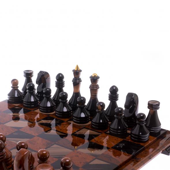 Шахматы &amp;quot;Классические&amp;quot; из обсидиана 124724