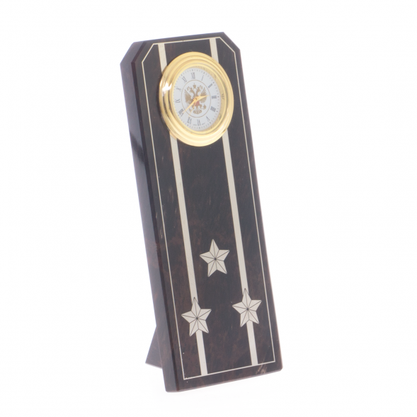 Часы &amp;quot;Погон полковник&amp;quot; камень обсидиан 121980