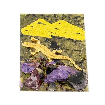 Магнит из змеевика &amp;quot;Ящерица&amp;quot; 113971