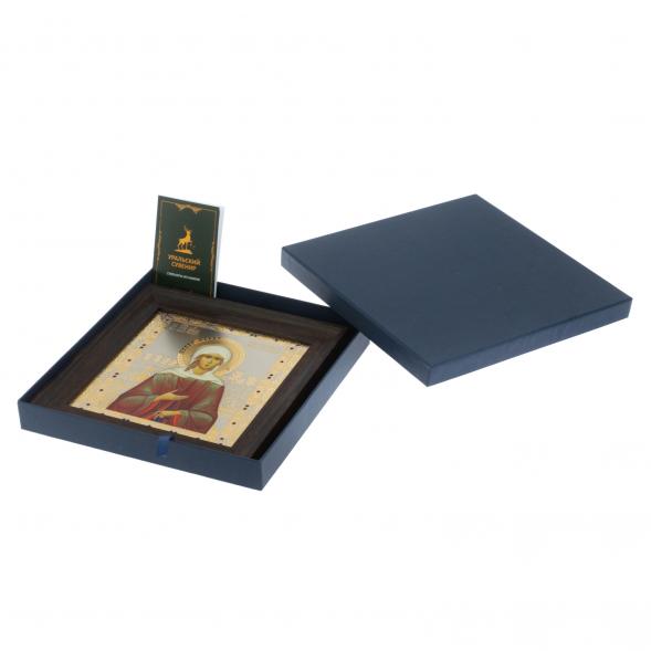 Икона &amp;quot;Ксения Петербуржская&amp;quot; багет 22,5х23,5х2 см Златоуст 128014