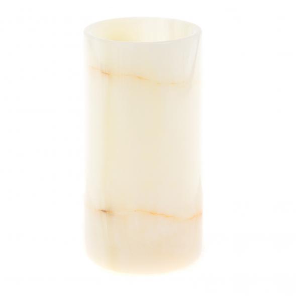 Ваза цилиндрическая из оникса 7,5х14,5 см 350 мл (3х6) 124656