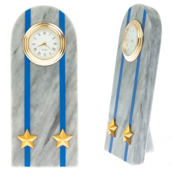 Часы-погон &amp;quot;Подполковник МЮ &amp;quot; камень мрамор 129158