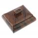 Шкатулка из коричневого обсидиана 9х7х6 см 122357