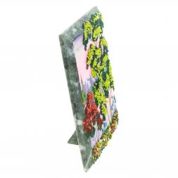 Панно из камня на подставке "Лето" 11,5х15 см