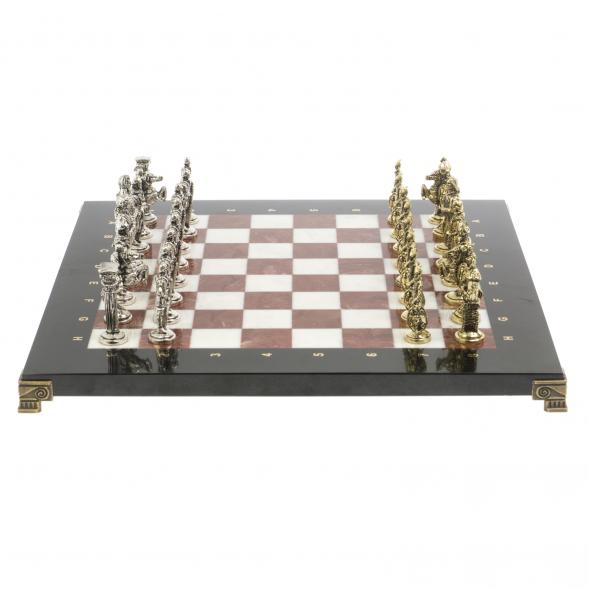 Шахматы &amp;quot;Галлы и Римляне&amp;quot; доска 36х36 см лемезит мрамор 127151