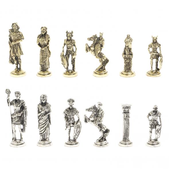 Шахматы &amp;quot;Галлы и Римляне&amp;quot; доска 36х36 см лемезит мрамор 127151