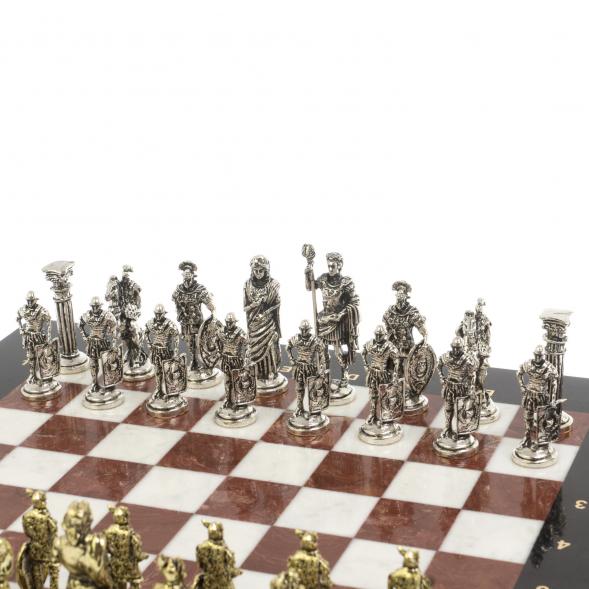 Шахматы &amp;quot;Галлы и Римляне&amp;quot; доска 36х36 см лемезит мрамор 127151