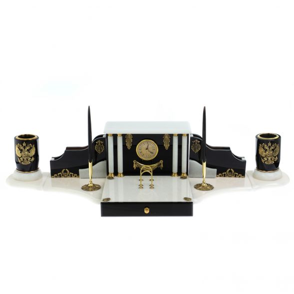 Набор из обсидиана и мрамора &amp;quot;Губернатор&amp;quot; 129082