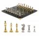Шахматы турнирные &amp;quot;Стаунтон&amp;quot; доска 40х40 см камень змеевик 124515