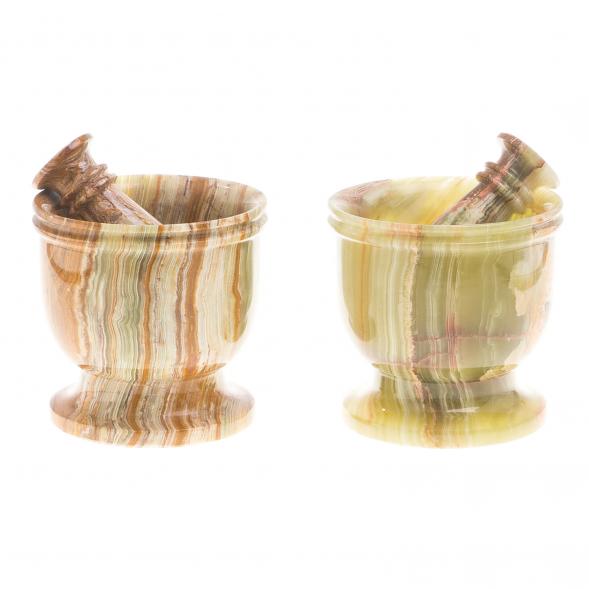 Ступка большая из оникса 15х14,5 см 0,9 л (6) 124659