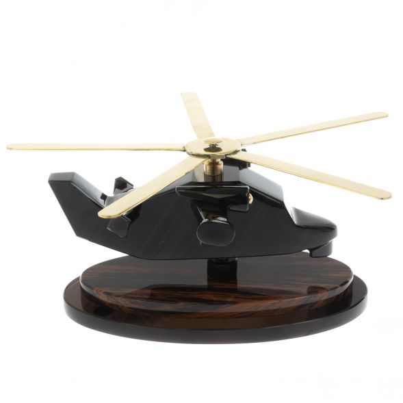 Сувенир &amp;quot;Вертолет МИ - 24&amp;quot; из обсидиана 128712