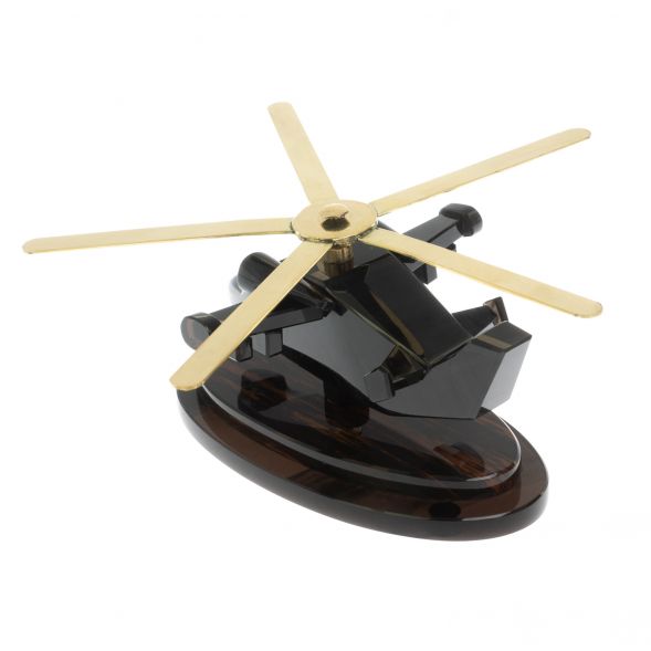 Сувенир &amp;quot;Вертолет МИ - 24&amp;quot; из обсидиана 128712