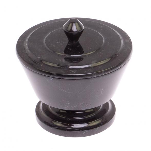 Сахарница из змеевика 11х11х10 см 125093