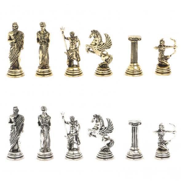 Шахматы подарочные &amp;quot;Римские лучники&amp;quot; 28х28 мрамор шабровский змеевик 127714