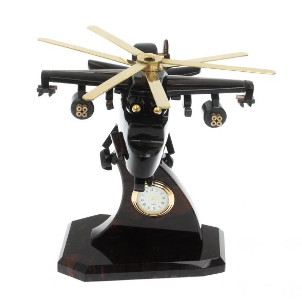 Сувенир &amp;quot;Вертолет аллигатор КА - 52&amp;quot; из обсидиана 128713